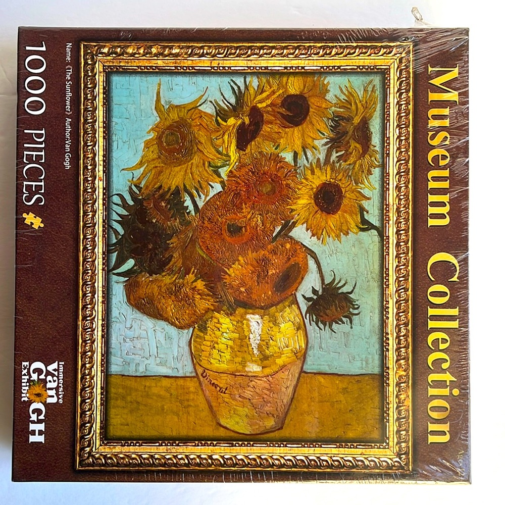 Van Gogh Sunflowers 1000 Piece Puzzle Museum Collection NWT